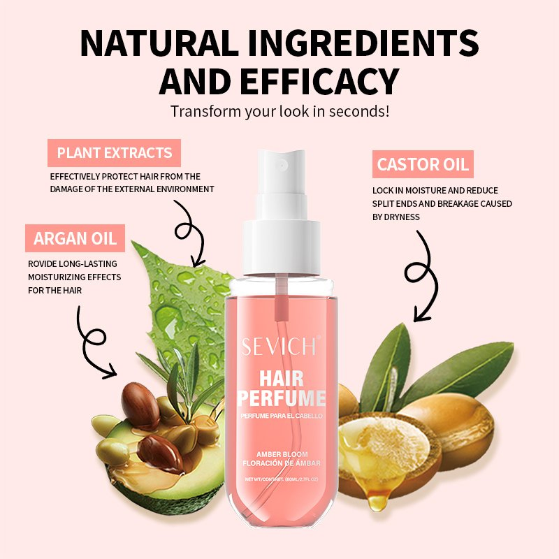 Sevich Custom Logo Multi Fragrance Long Lasting Hair Mist Perfume for Lady