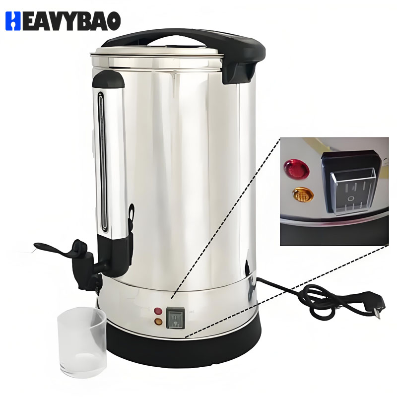Heavybao CE CB Electric Stainless Steel Double Layer Catering Buffet Hot Water Urn Boiler