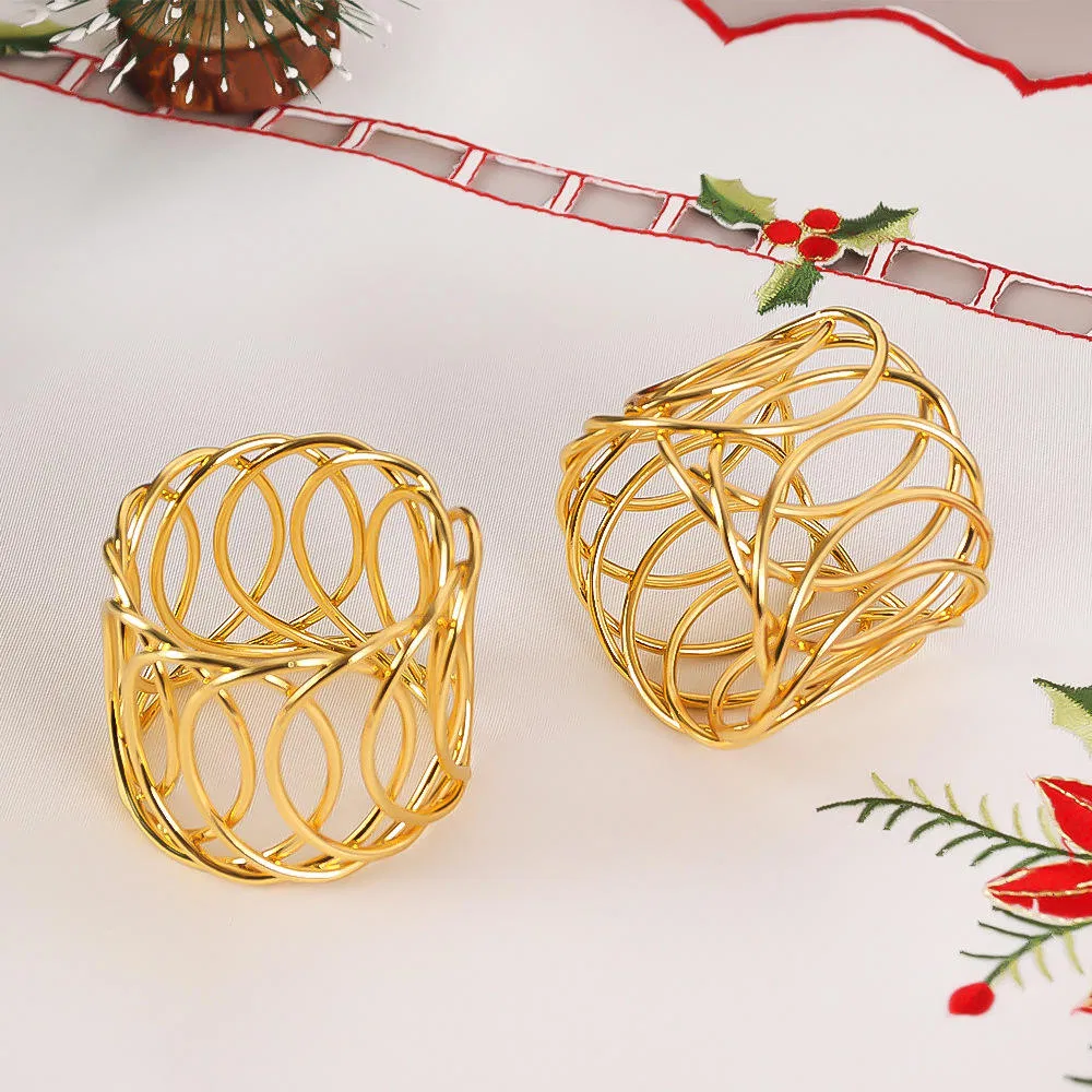 Napkin Ring Western-Style Hotel Wedding Banquet Table Set with FDA