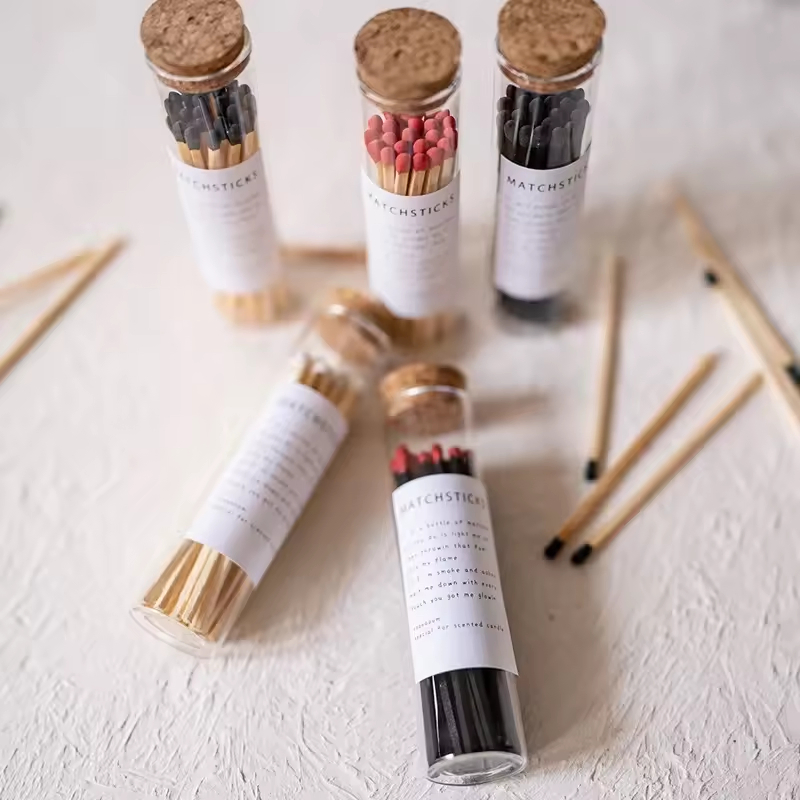 3-Inch Wooden Match Are Packed in Glass Bottles and Cans.
