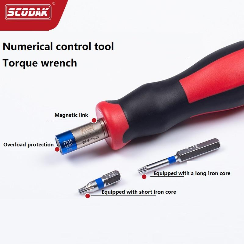 Adjustable Hexagonal T Handle Screwdriver for Precision Torque