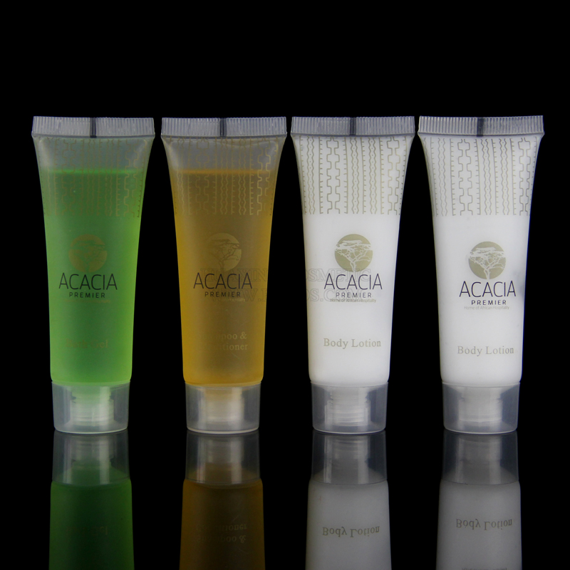 20ml/30ml Tube Pack Hotel Travel Hot Smell Shampoo/Conditioner/Body Wash/ Lotion Hotel Bathroom Supply Manufacture