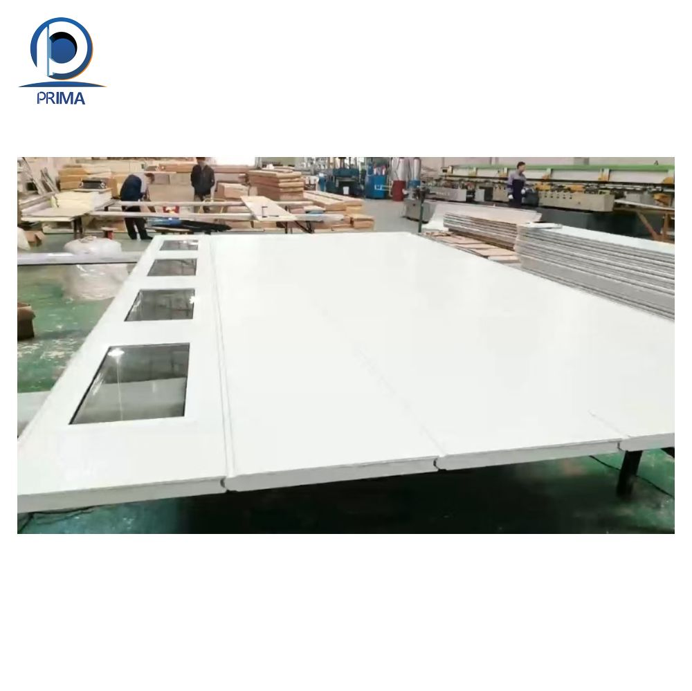 High Quality Customize Villa Automatic Remote Control Aluminum Glass Garage Door