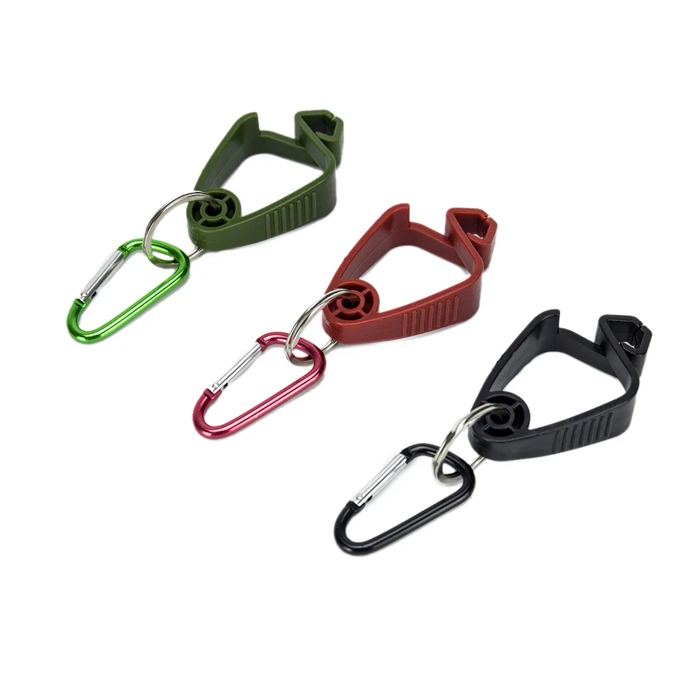 Adjustable Tension Glove Holder Carabiner Glove Clip