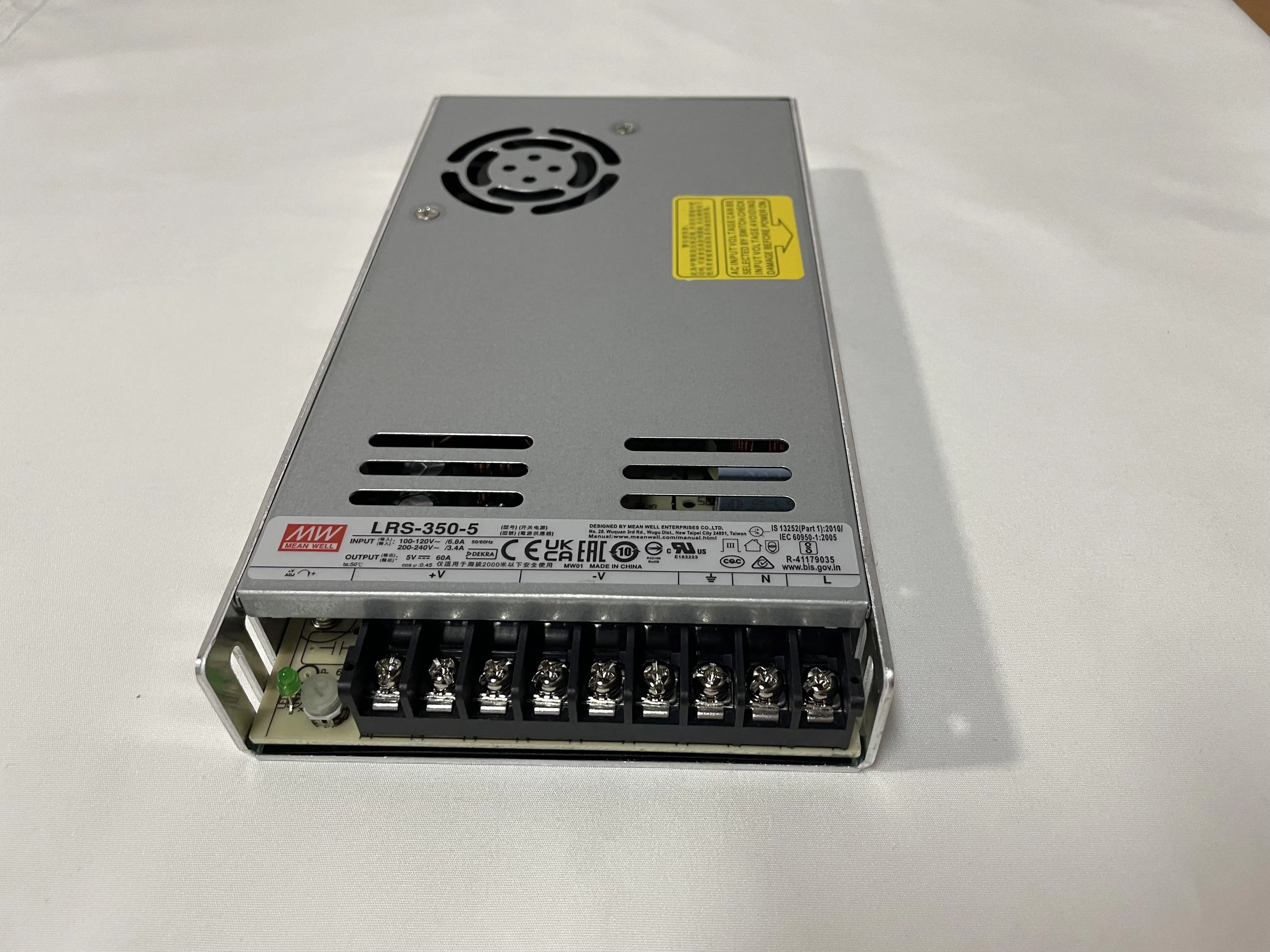 Factory Wholesale Meanwell Switching 5V 12V 15V24V 36V 48V Lrs-350-5V Power Supply