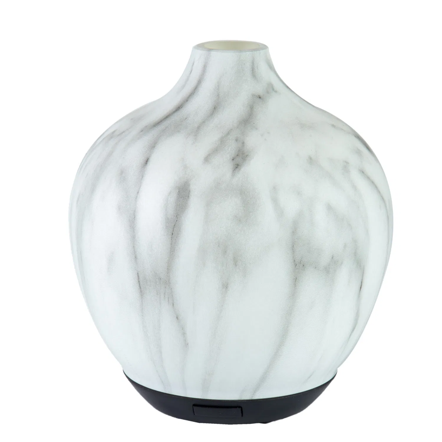Glass Art Ultrasonic Humidifier with Top Cement and Frosted Bottom