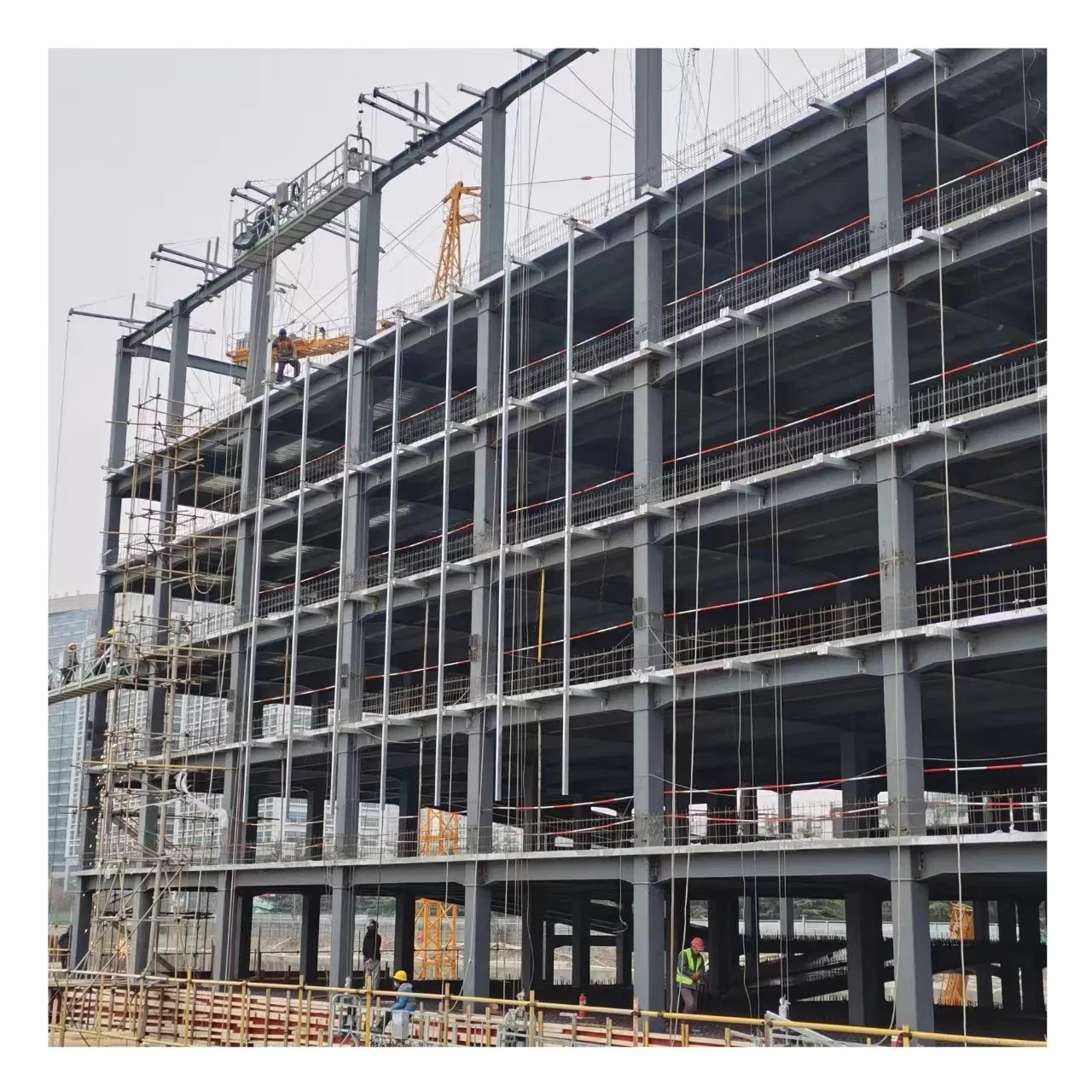Prefabricated Steel Structure Garage Parking Lot with Energy Conservation and Environmental Protection Features