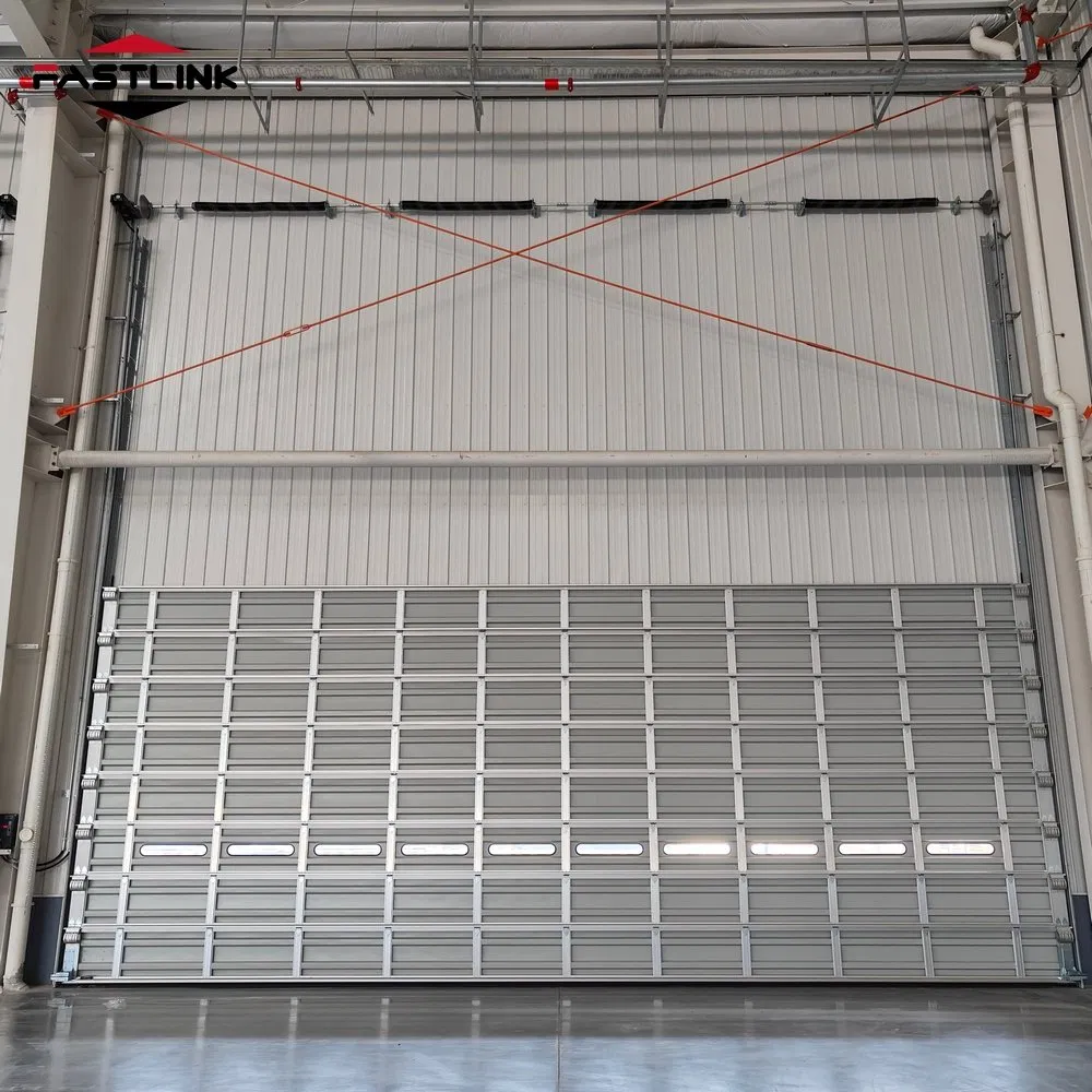 Fastlink Wholesale Warehouse Industrial Door Factory Direct Exporter Automatic Overhead Sectional Doors