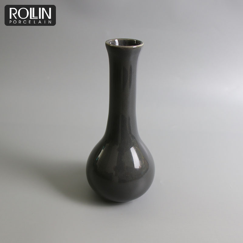 Hot Sale Dinner Set Irregular Plates Grey Tableware Decal Dinnerware Ceramic