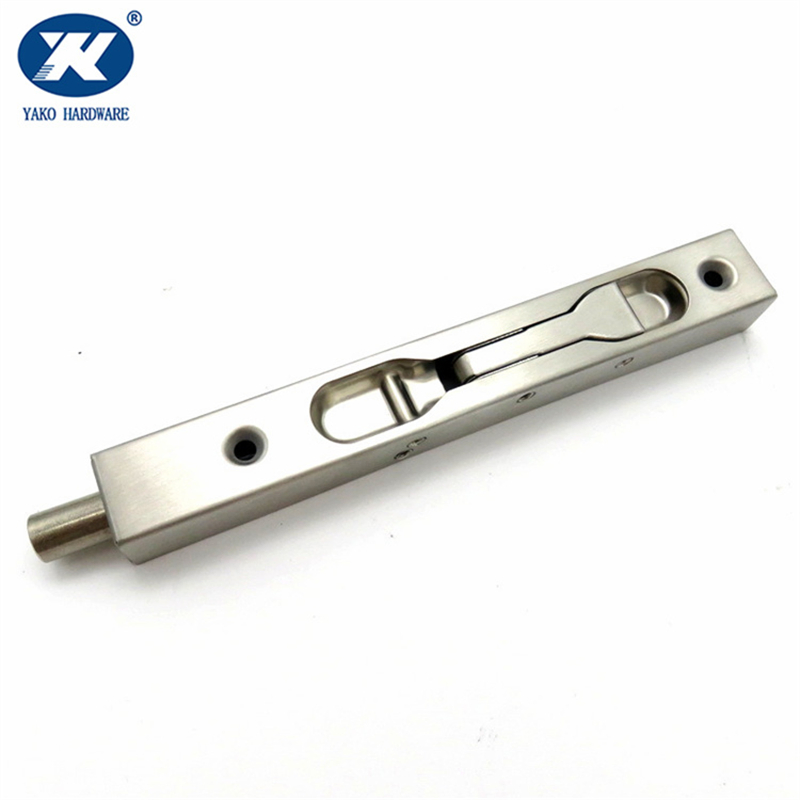 6"/8"/10"12" Stainless Steel Wooden Front Barrel Door Latch Flush Bolt