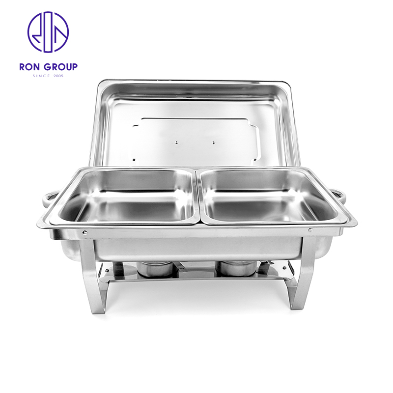 High Quality Stainless Food Warming Pot Buffet Dining Stove Chafing Dish for Hotel Restaurant Wedding Party