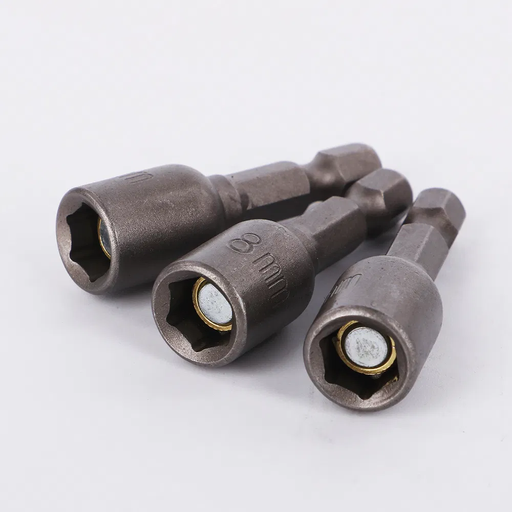 Heavy-Duty Hex Shank Magnetic Nut Driver Socket Bit Set