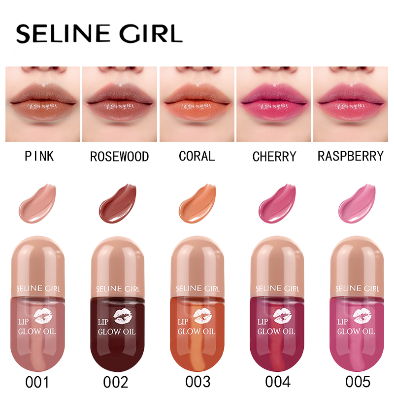 Seline Girl 5 Colors 5ml Nourishing Plumping Lip Gloss