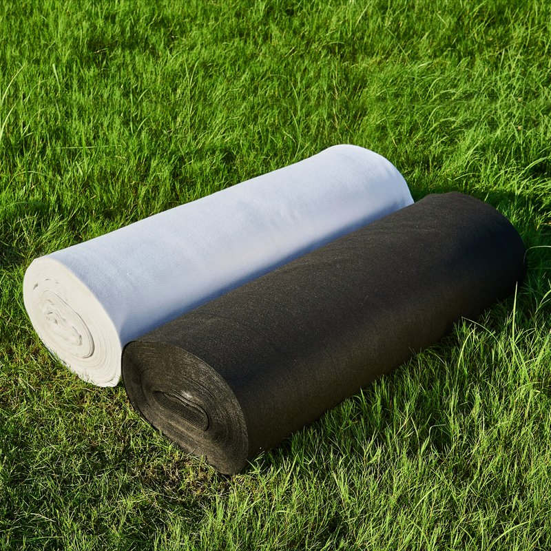 Whosale Customized Polyester Fabric Needle Punched Construction Geotextile Nonwoven Fabric 100g 200g 300g