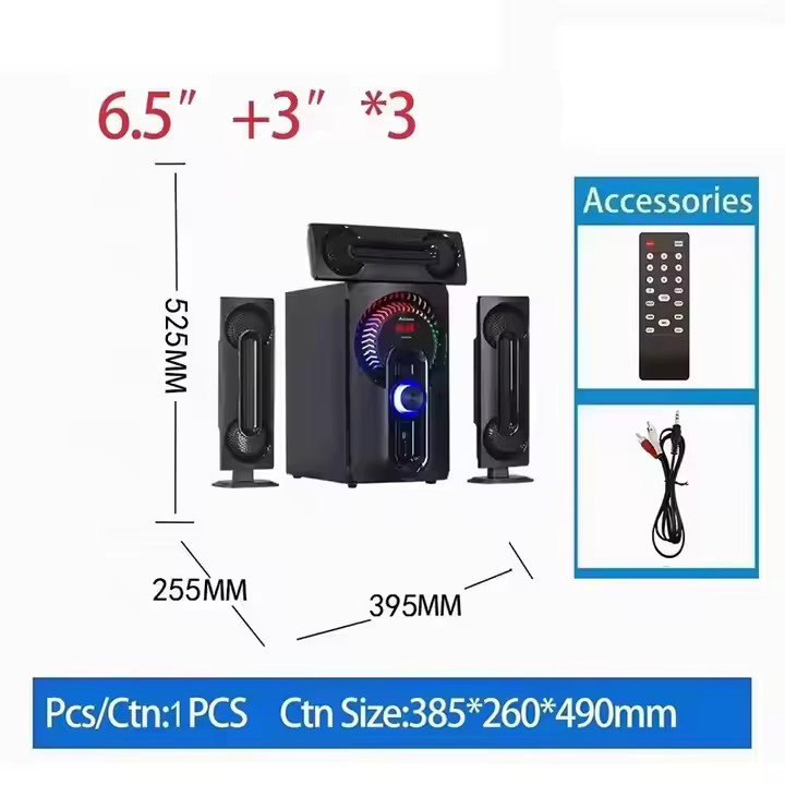 DC6036 Combination Bluetooth Speaker, 3.1 High Power Home Theater Set