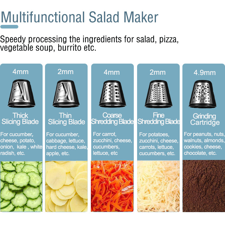 Электрическая тёрка-шинковка Salad Shooter