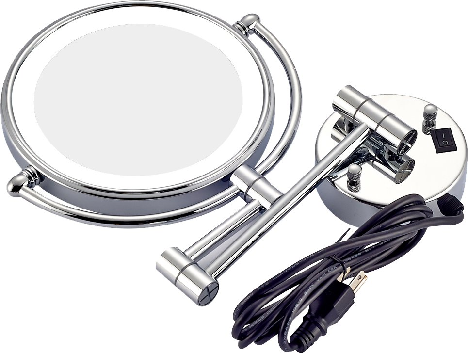 Elegant Dual Face LED Makeup Cosmetic Mirror for Luxury Bathroom