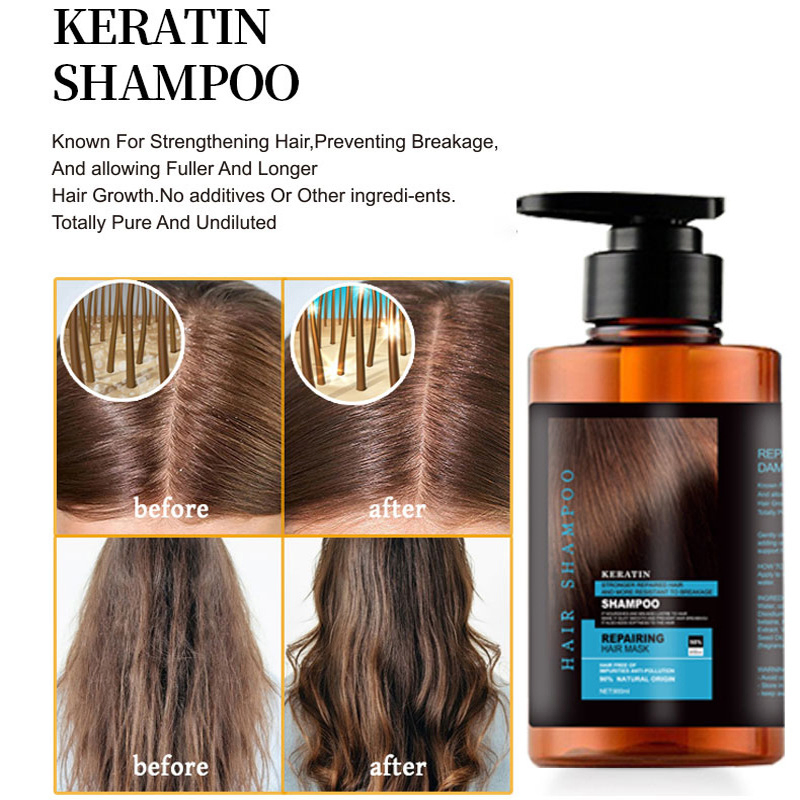 Beauty Cosmetics Hair Care Repairs Damaged Treatment Loss Hair Keratin Hair Care Set