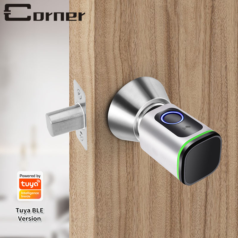 Mechanical Key Backup USB Charging Port Support Electronic Keyless APP Function Smart Door Lock