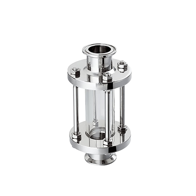 Stainless Steel Sanitary Welded Thread Clamp Straight Sight Glass