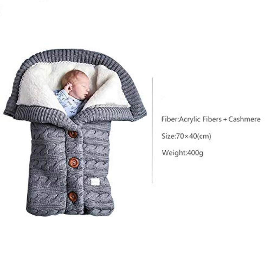Fashionable Warm Baby Sleeping Bag Envelope Winter Kid Sleep Sack Bunting Bag