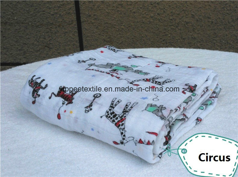 Пеленка-муслин из бамбука и хлопка Soft&Smooth 120x120 см