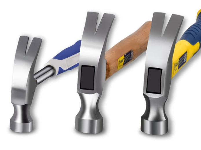 Versatile Wooden Handled Hammer with Sheep Horn Head