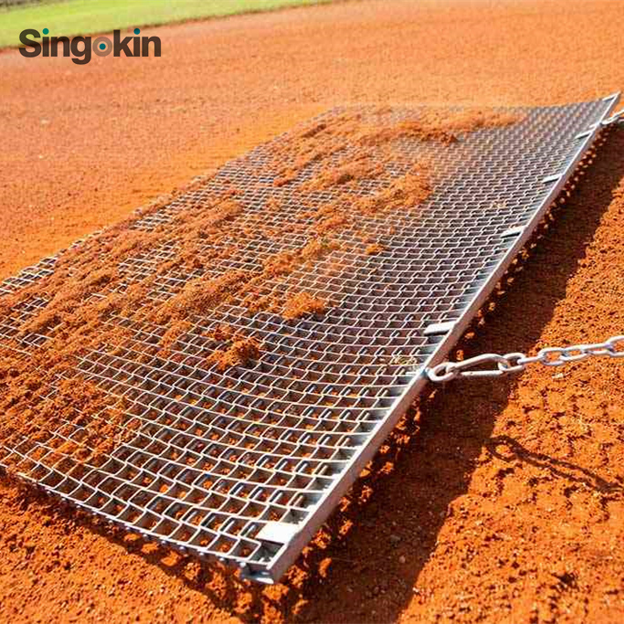 Factory 4X3FT 3X5FT 6X6FT 6X3FT Galvanized Steel Yard Tuff Drag Mat for Baseball Fields