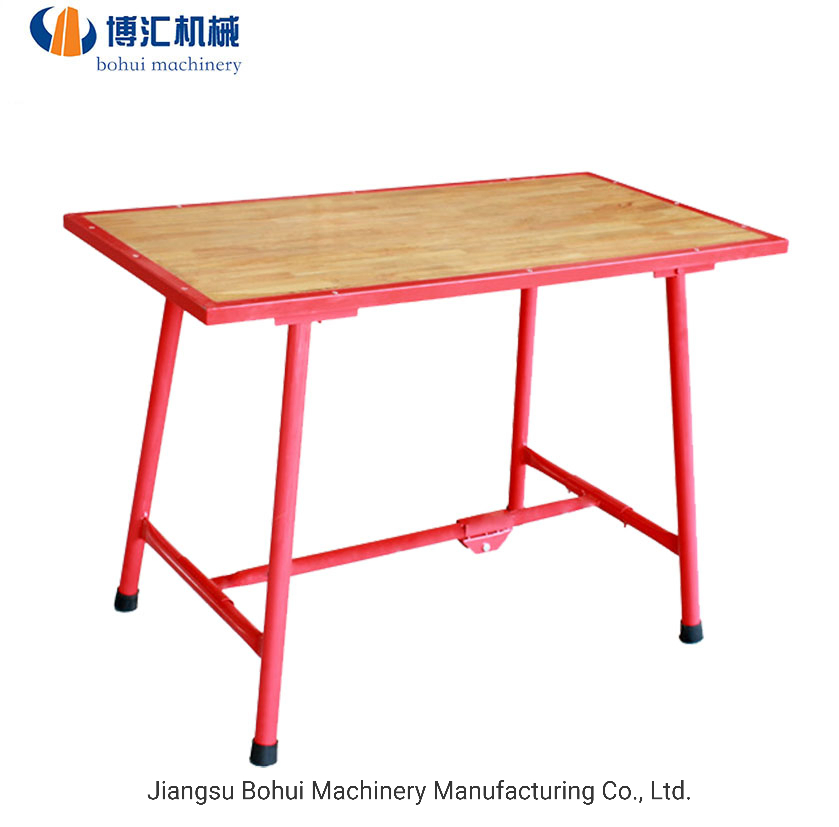 Bohui Working Table Simple Fold-Able Steel Wooden Bench Bear 500 Kgs for Sale