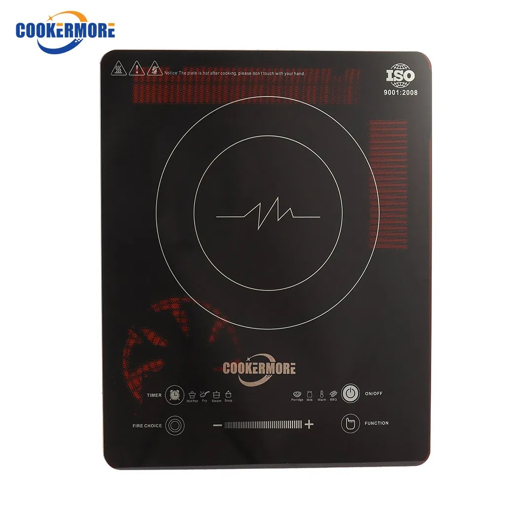 China Factory 110V 220V Infrared Cooker Easy Cook Electric Portable 2000W Induction Cooker Minimalist SKD