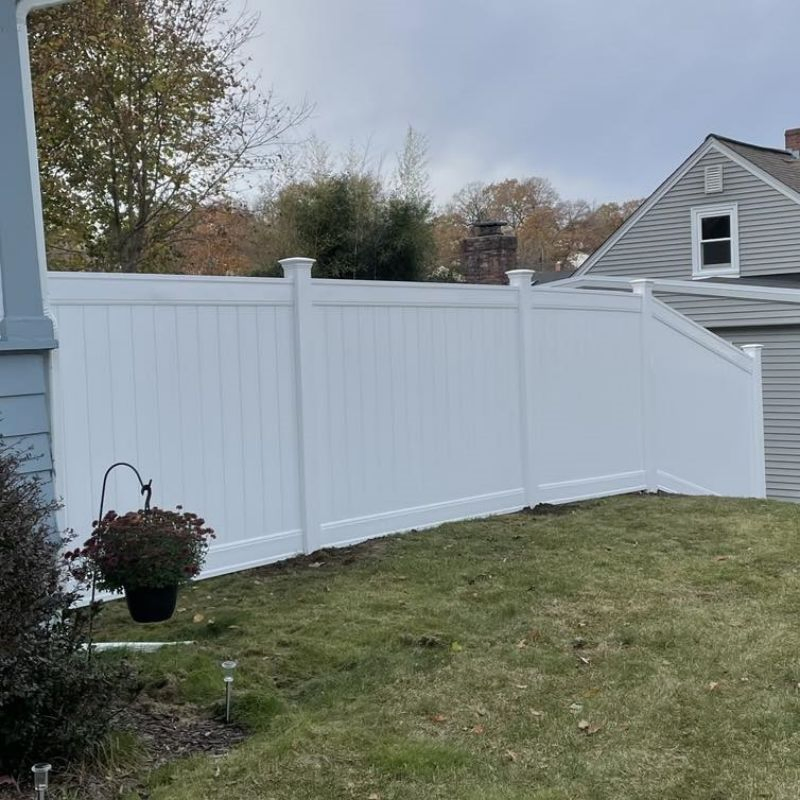 6FT. H X8FT. W White Hot Sale Vinyl Privacy Fence for Garden