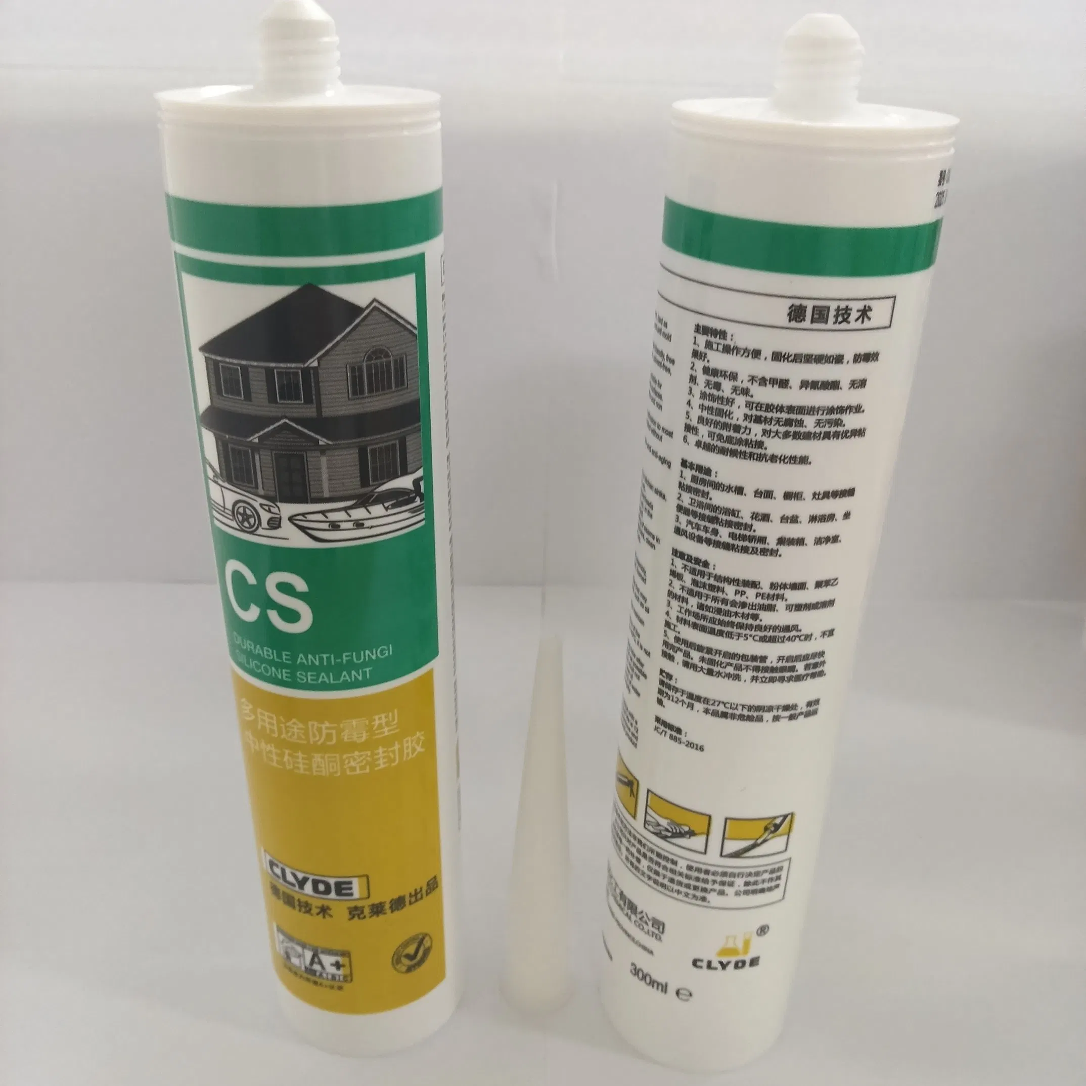 Weatherproof Clear Silicone Sealant for Skirting Line Door Frame