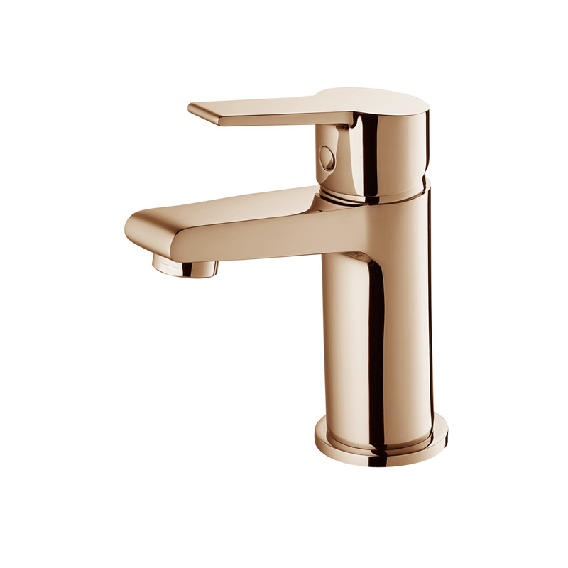 Sanipro Golden Brass Single Lever Lavatory Basin Mixer Water Tap