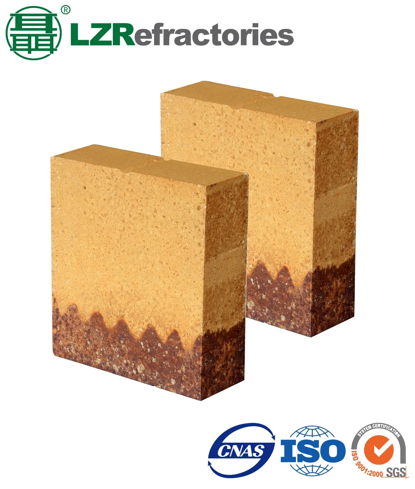 Огнеупорный магнезито-алюминиевый кирпич для вращающихся печей