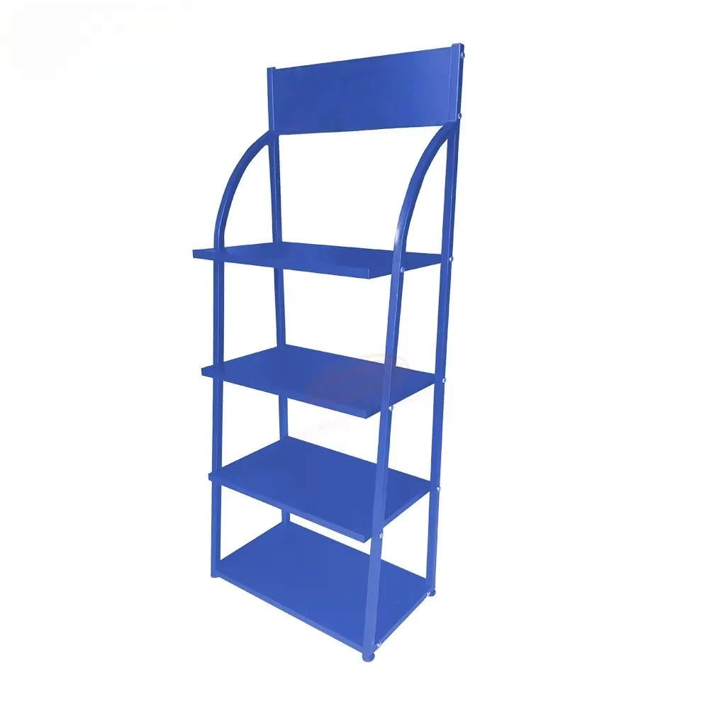 The Store 4layer Metal Floor Motor Car Oil Lubricant Display Stand
