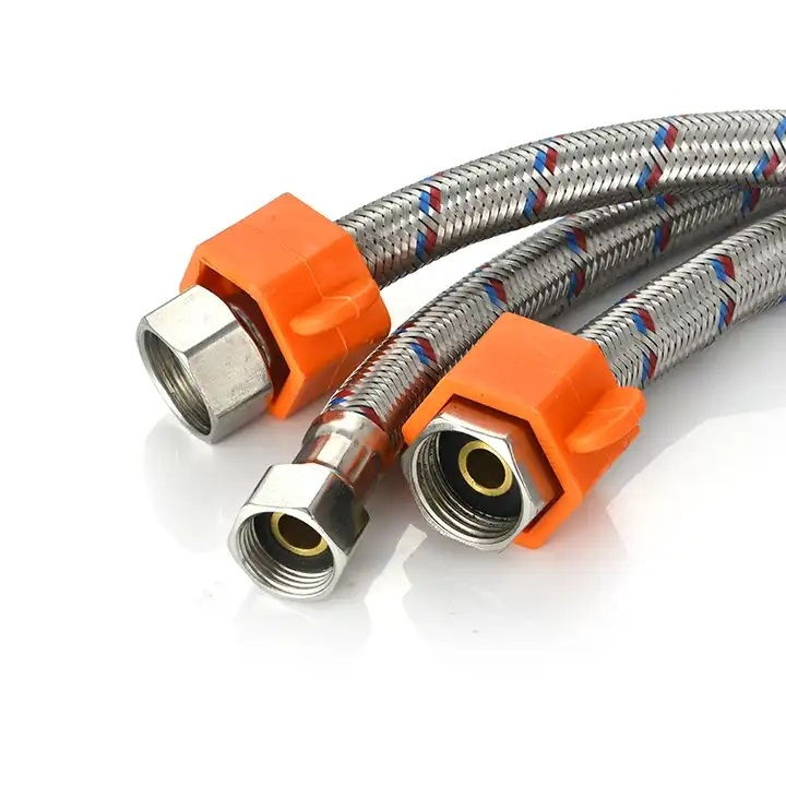 Stainless Steel Basin Water Heater Connector Flexible Braided Plumbing Hose
