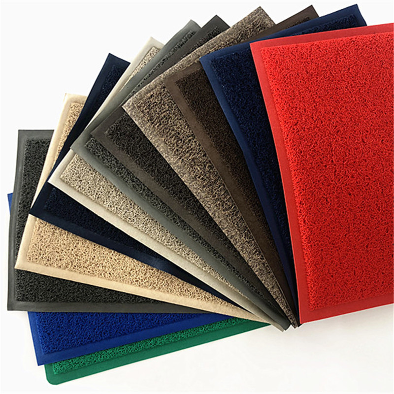 Wholesale Non Slip Cheap Price Private Home Polyester Textiles PVC Coil Set 3D Kitchen Door Hall Mats Kids Plastic Floor Mat