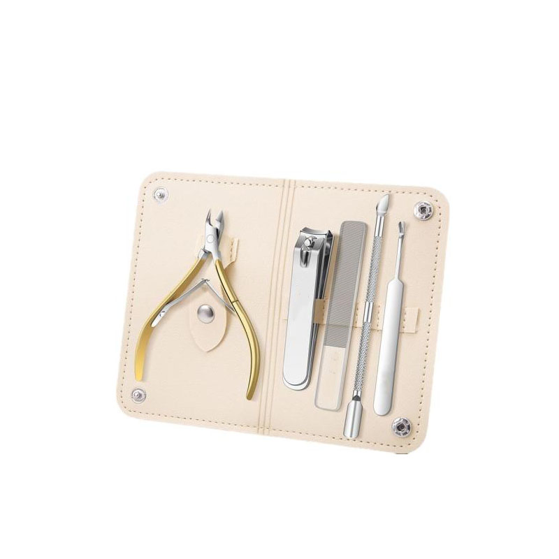 Glitter Handled Nail Art Brush Set Varied Tips Manicure Pedicure Set