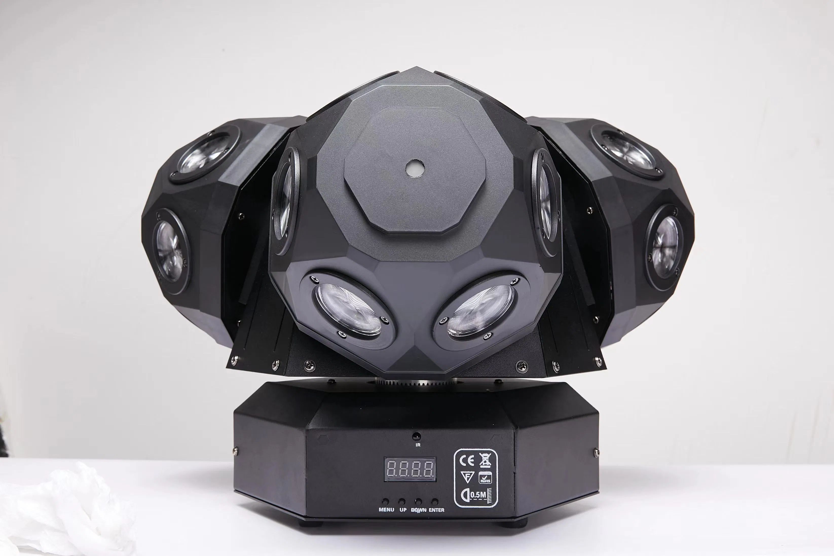 Three-Ball Infinite Diamond Shake Head Lamp LED Chip COB LED