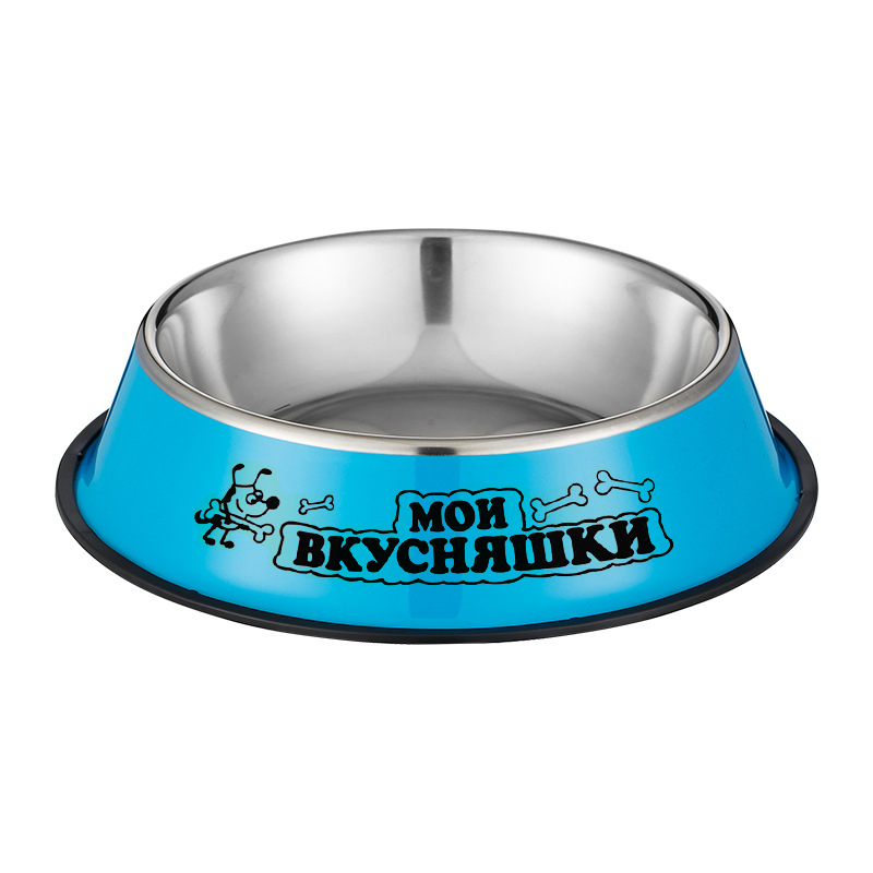 Colorful Pet Bowls for Dogs and Cats - Stainless Steel Feeding Dishes