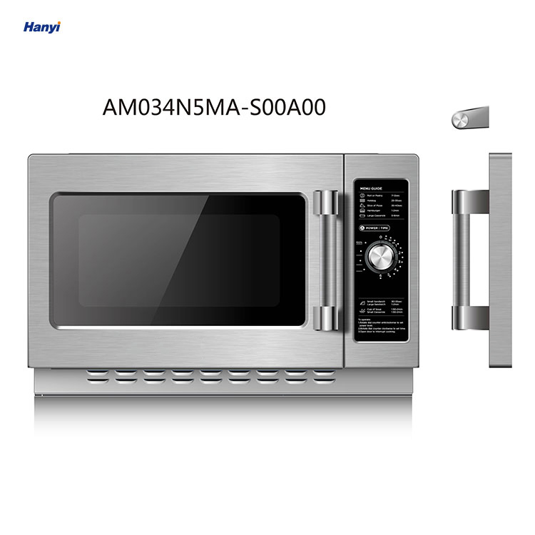 34L 1000W Restaurant Kitchen Industrial Commercial Microwave Oven