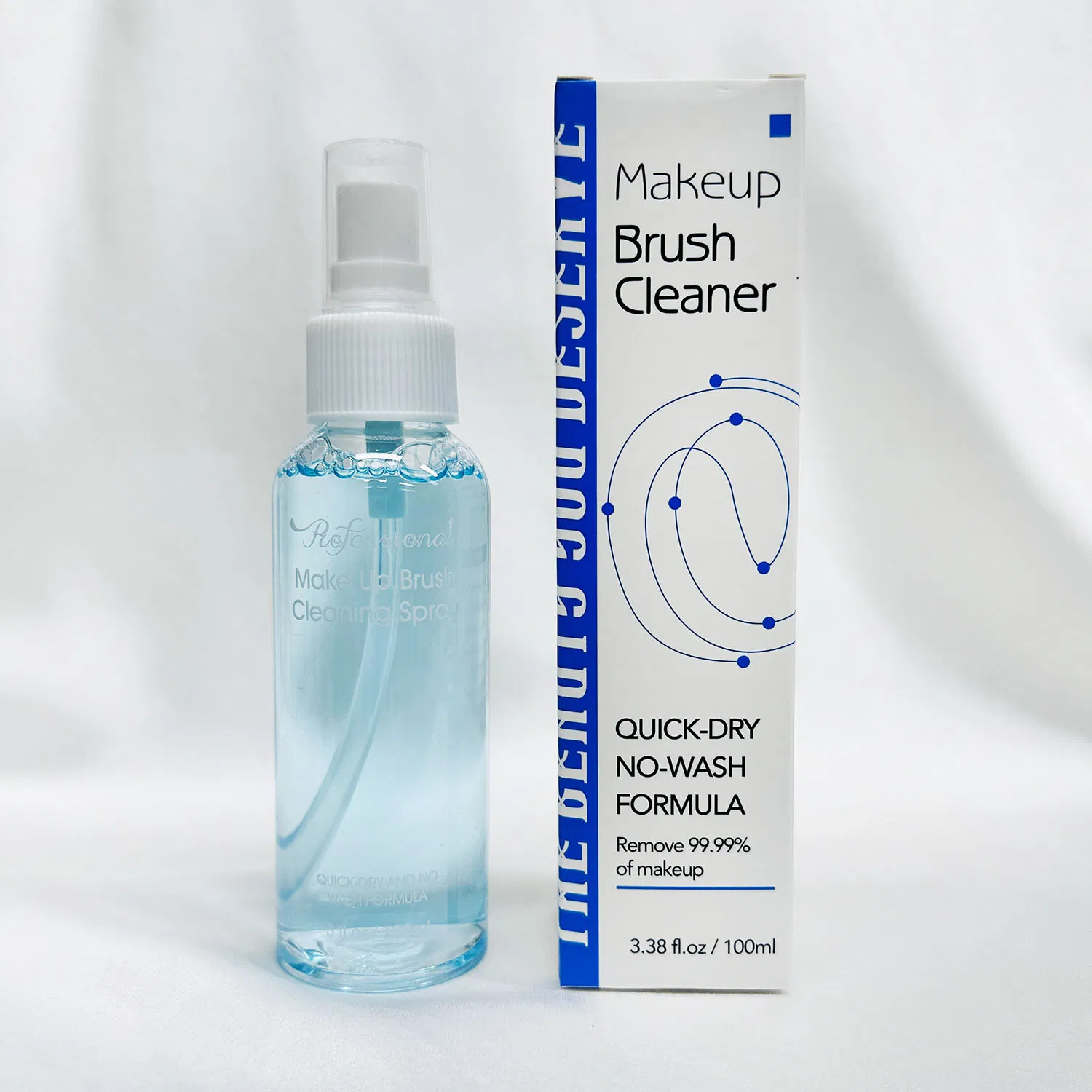 Factory Price OEM Quick Dry Cleaning Spray No Wash Formula Make up Brush Cleaner