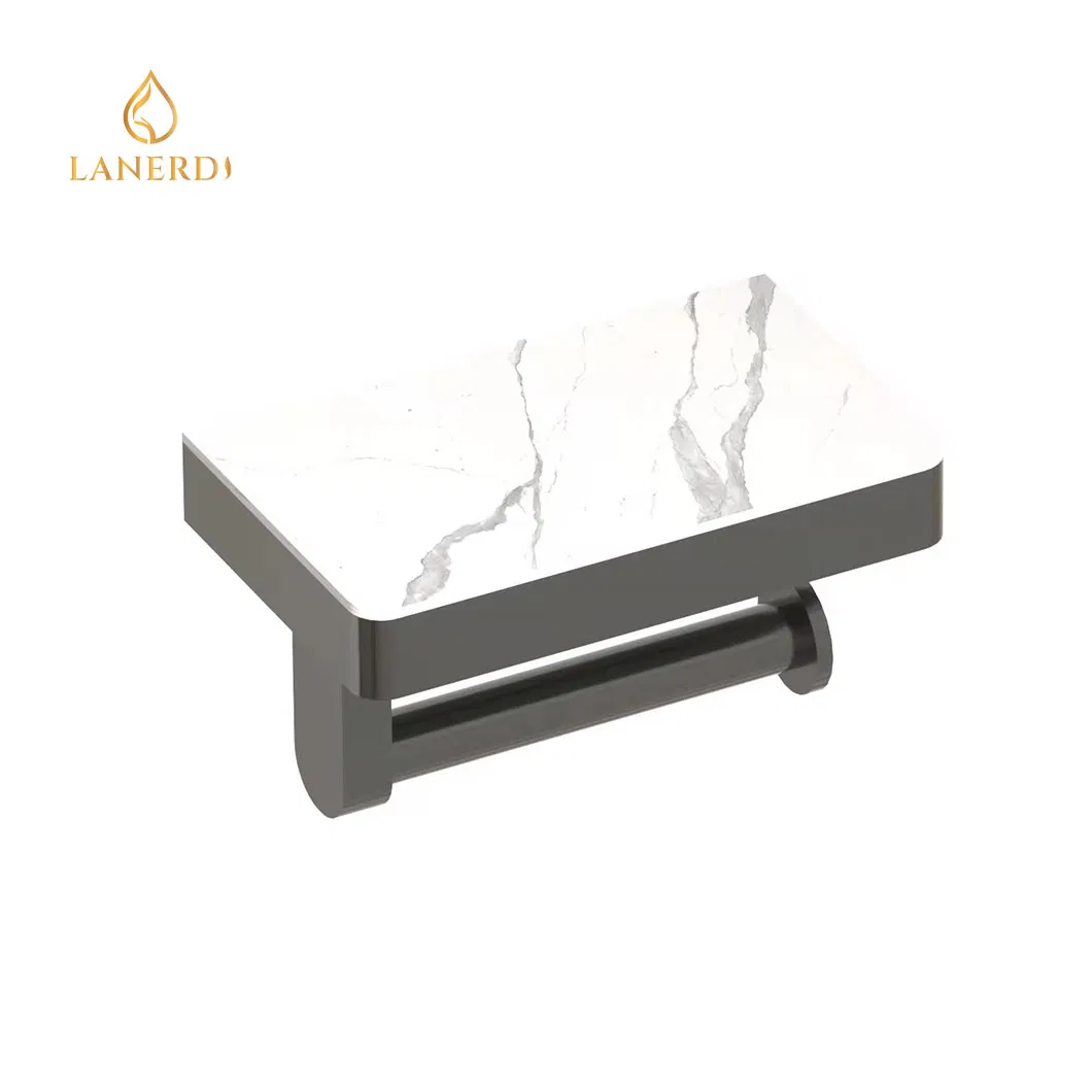 Комплект фурнитуры для ванной Lanerdi, матовый черный