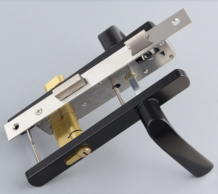 Balcony 8530 Handle Broken Bridge Plastic Steel Door Aluminum Door Lock Flat Door Lock Core Door Lock