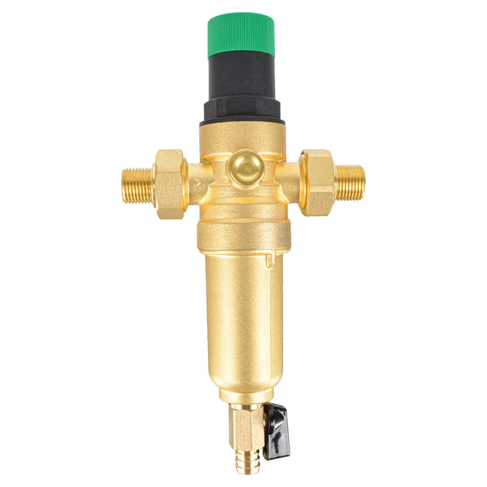 Bsp Thread House Heating System Purifier Forged Brass Water Pre Filter Valve