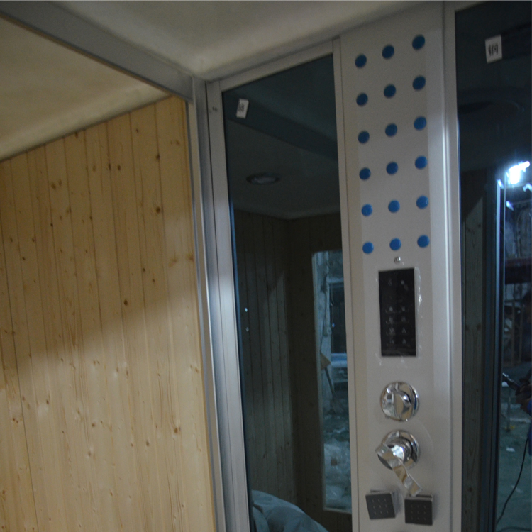 South Korea Style Wood Material Shower Combination Personal Steam Sauna