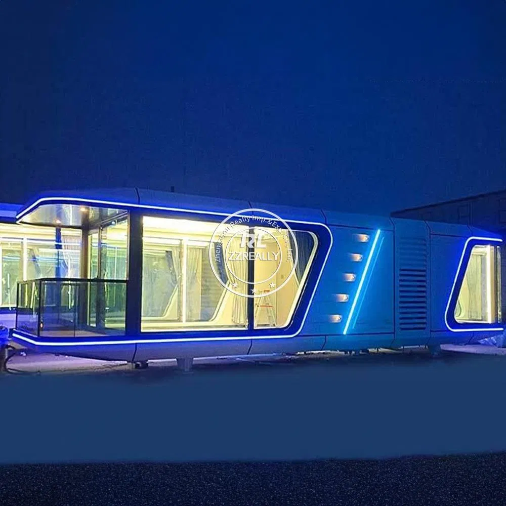 2025 China Prefab Small Prefabricated Tiny Capsule House Hotel Cabin Camping Modular Container Home