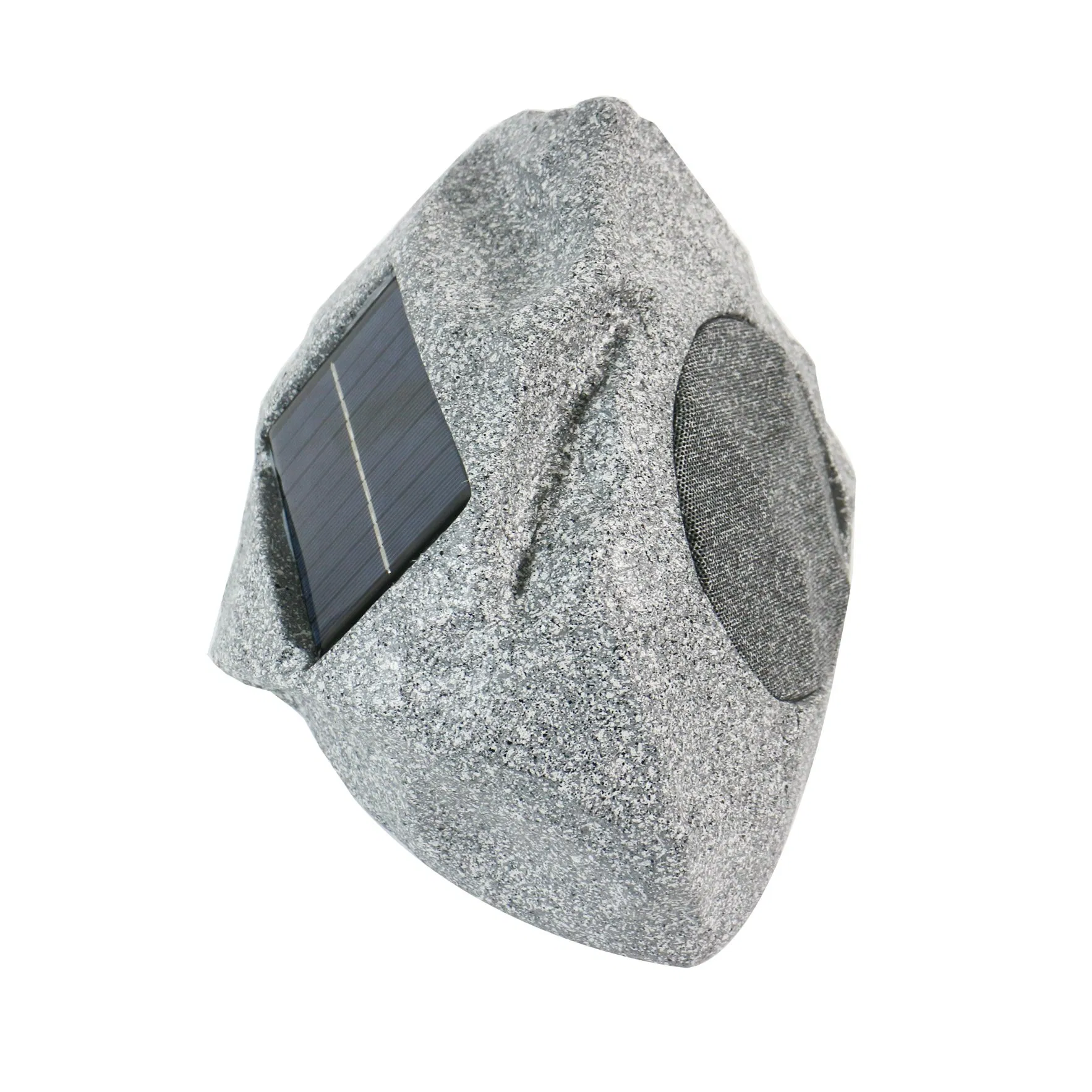 Solar Powered Outdoor Rock Bluetooth 10W Speaker with Solar Charger for Garden/Parks