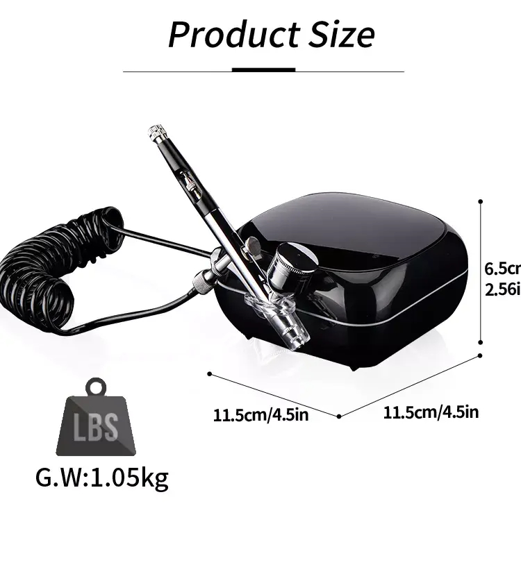 Wholesale Portable Airbrush Kit Auto Handheld Airbrush Gun for Painting Makeup Nail and Manicure