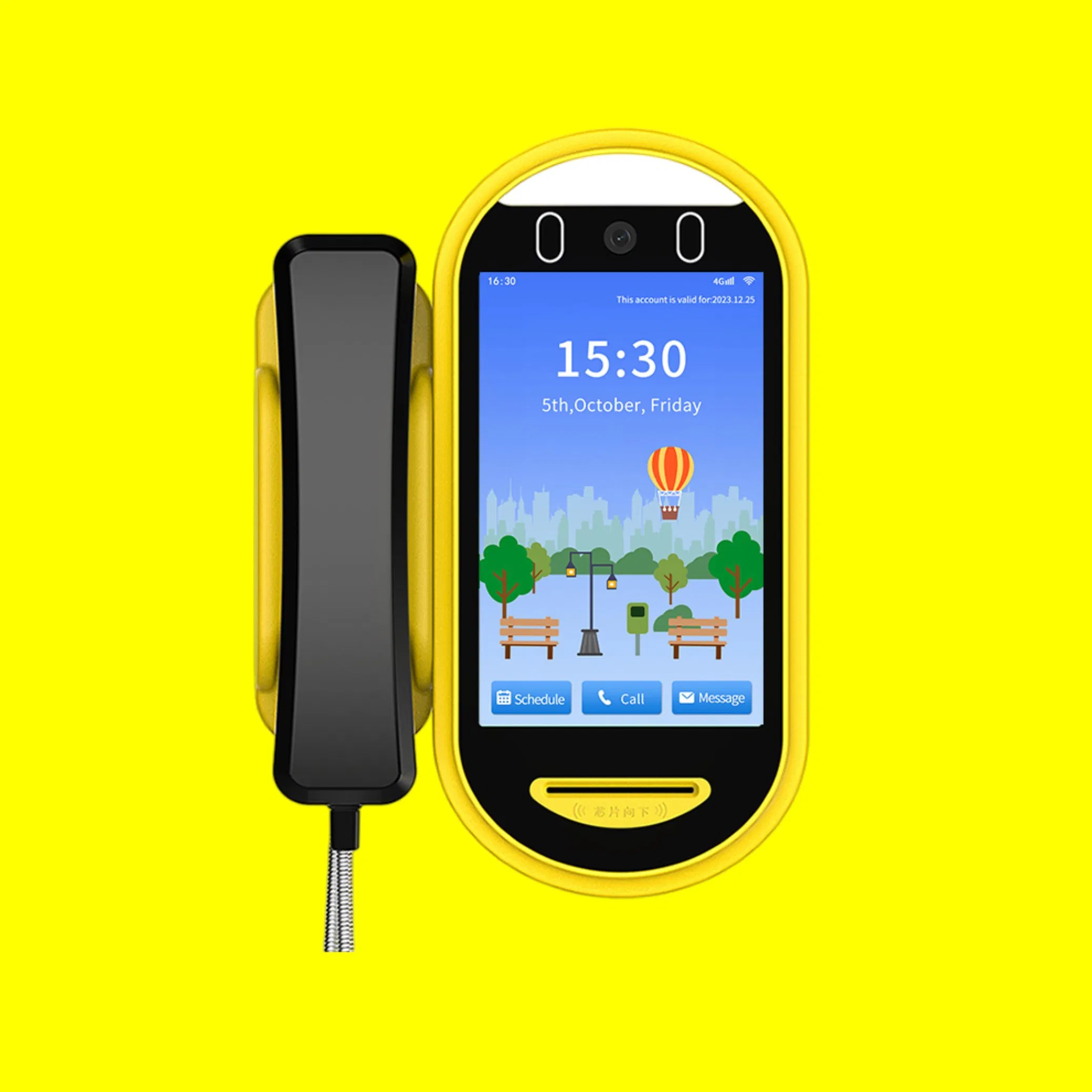 High-Definition 8 Inch Video Payphone for Public Spaces